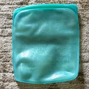 Stasher large aqua storage bag